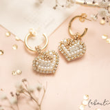Aretes Bordados - Heart Magic