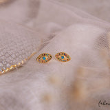 Aretes Mini - Ojitos turcos Circones multicolor