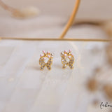 Aretes Mini - Mariposa y Rosas