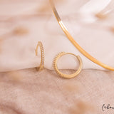 Argollas - Cristal Hoops