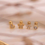 Aretes Mini - Roseta