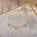 Pulseras Broche - Dots y hearts