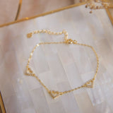 Pulseras Broche - Tres Corazones