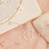 Argollas - Arena Silver