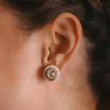 Aretes bordados - Antonia Zircon