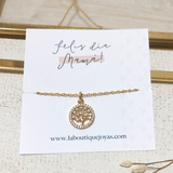 Cadenas - Árbol circoncitos blancos