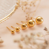 Aretes Mini - Bombitas doradas M