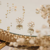 Aretes bordados - Margarita de Perlas