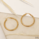 Argollas - Clásicas Tubulares 4cm