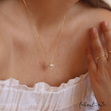 Collares - Corazón circones y Perla
