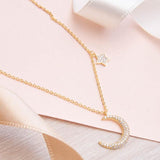 Collares - Luna y mini estrellas