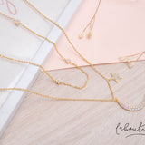 Collares - Doble Luna y Estrellas