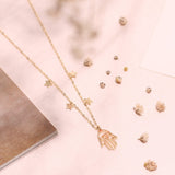 Collares - Mano Hamsa y Estrellas