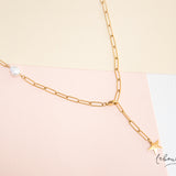 Collares - Eslabones slim Perla