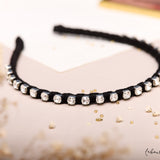 Diademas - Guadalupe Full Cristal Negra