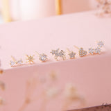 Aretes Mini - Cristal Basic
