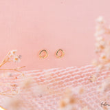 Aretes Mini - Karma dorada