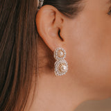 Aretes bordados - Dorothea