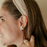 Aretes bordados - Perla Fugaz