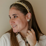 Aretes bordados - Margarita