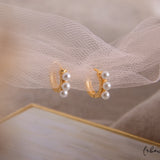 Argollas - Tres Perlas mini
