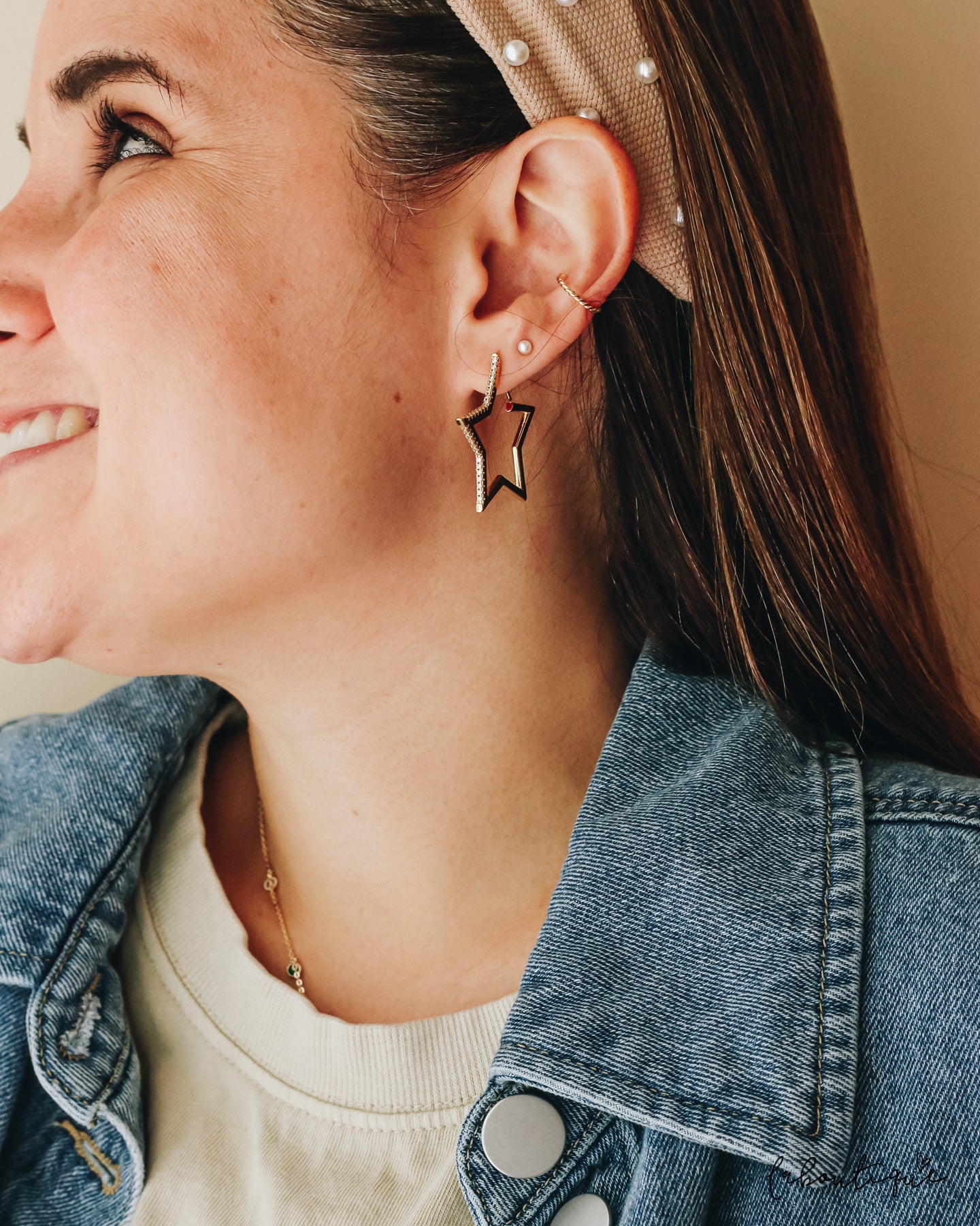 Argollas Estrellas de Cristal – La Boutique Joyas