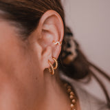 Ear Cuff - Zig Zag Cristal