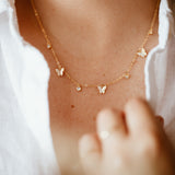 Collares - Mariposas Cristal