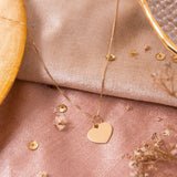 Collares - Placa Corazón Grabable