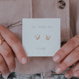 Aretes Mini - Mariposa Cristal