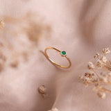 Anillos - Rainbow Verde Esmeralda