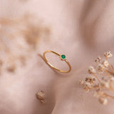 Anillos - Rainbow Verde Esmeralda