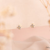 Argollas - Flor Cristal