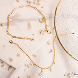 Pulseras Broche - Link Estrella y Luna