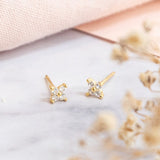 Aretes Mini - Roseta Gold