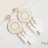 Maxi Aretes - Atrapasueños Blanco