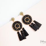 Maxi Aretes - Atrapasueños medianos Negros