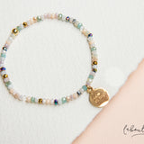 Pulseras Murano - Mi corazón es tuyo Combinación pastel