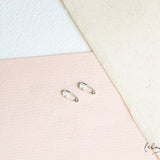 Aretes Mini - Imperdibles mini silver