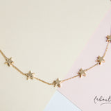 Choker- Estrellas doradas