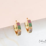 Argollas - Multicolor triple
