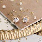 Aretes bordados - Basic Zircon