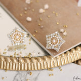 Aretes bordados - Estrella bonita