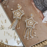 Aretes bordados - Estrella Fugaz
