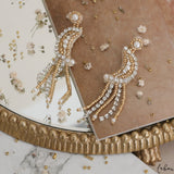 Aretes bordados - Full Moon