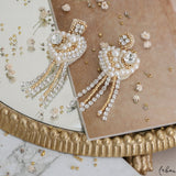 Aretes bordados - Full Heart