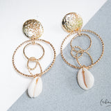 Maxi Aretes - Círculos colgantes y Conchita colgantes