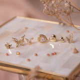 Aretes Mini - Lagrima Brillante