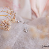 Aretes Mini - Corazoncito y luz silver