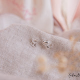 Aretes Mini - Silver Cat